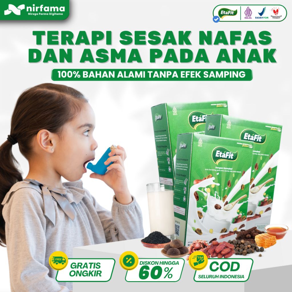 

Promo Live Susu Etafit Ampuh Mengatasi Sesak Nafas ISPA asma dan paru Asli Original