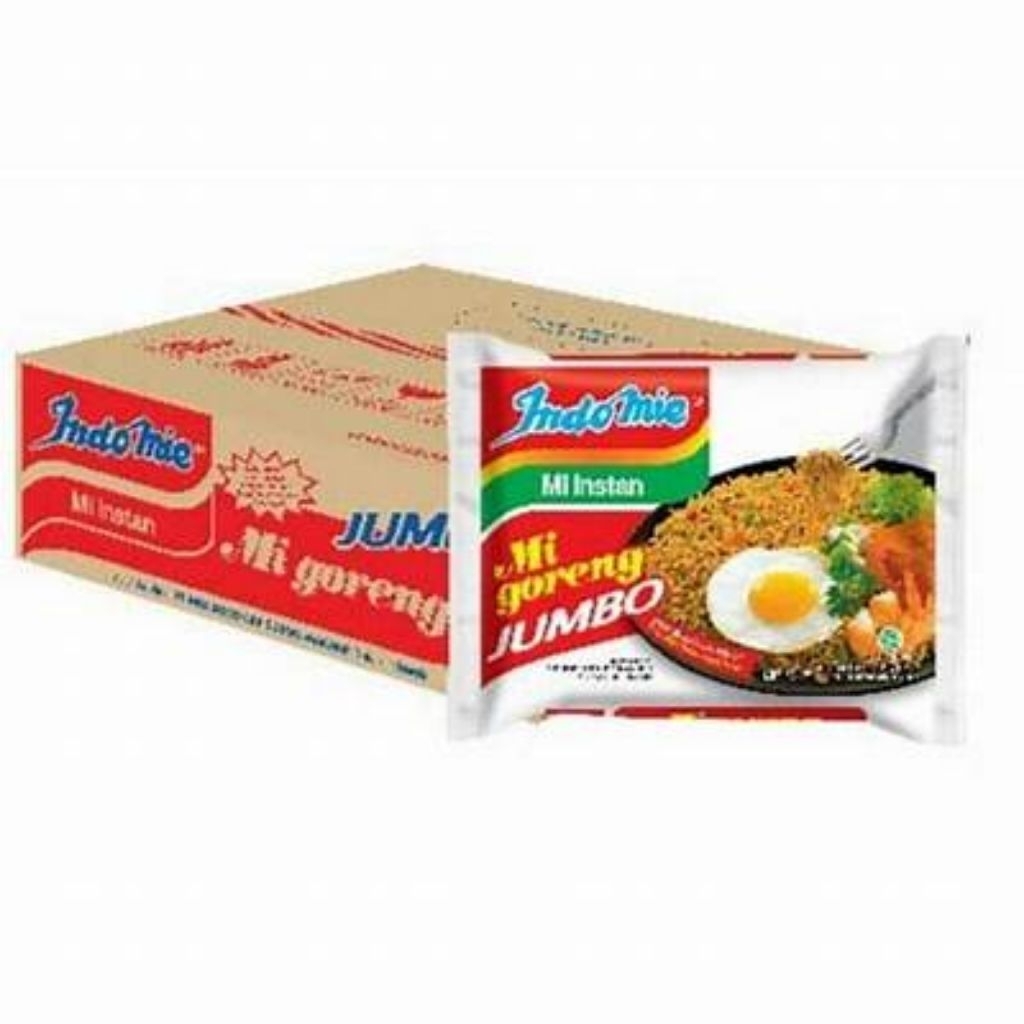 

Indomie Mie Instan Mie goreng Jumbo 1dus isi 24pcs