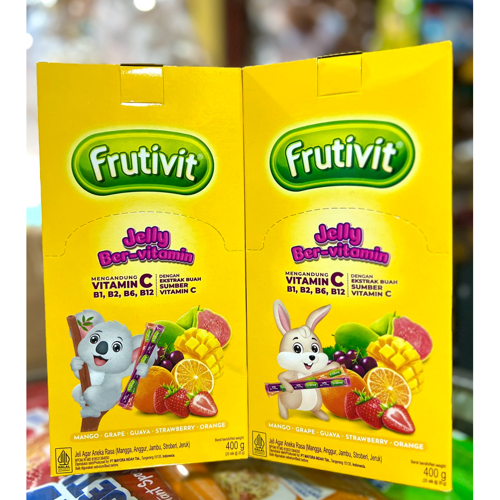 

Frutivit Jelly Vitamin C Jelly Cemilan Anak Rasa Buah isi 20 PCS
