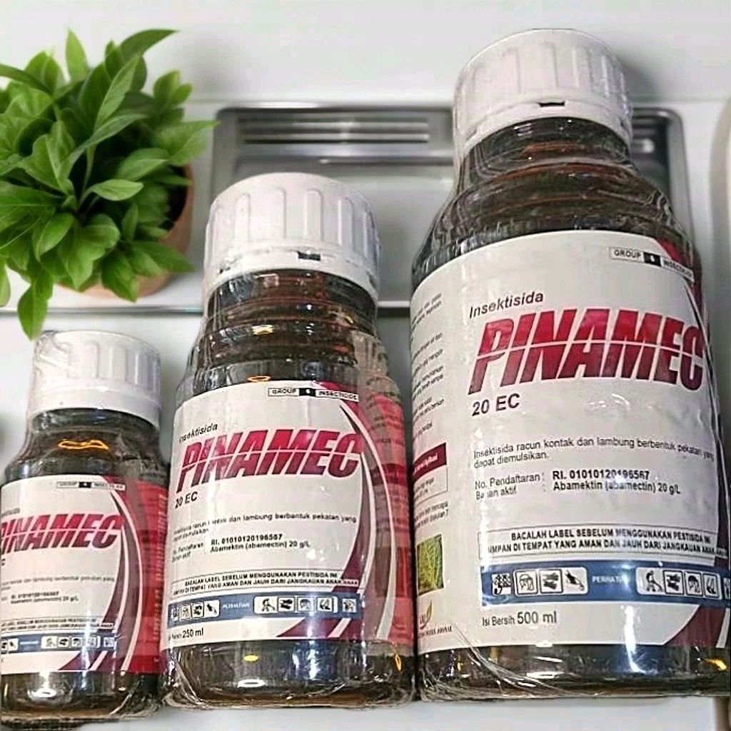 Racun ulat,trips,dan kutu kebul PINAMEC 20 EC.abamektin 20g/l.