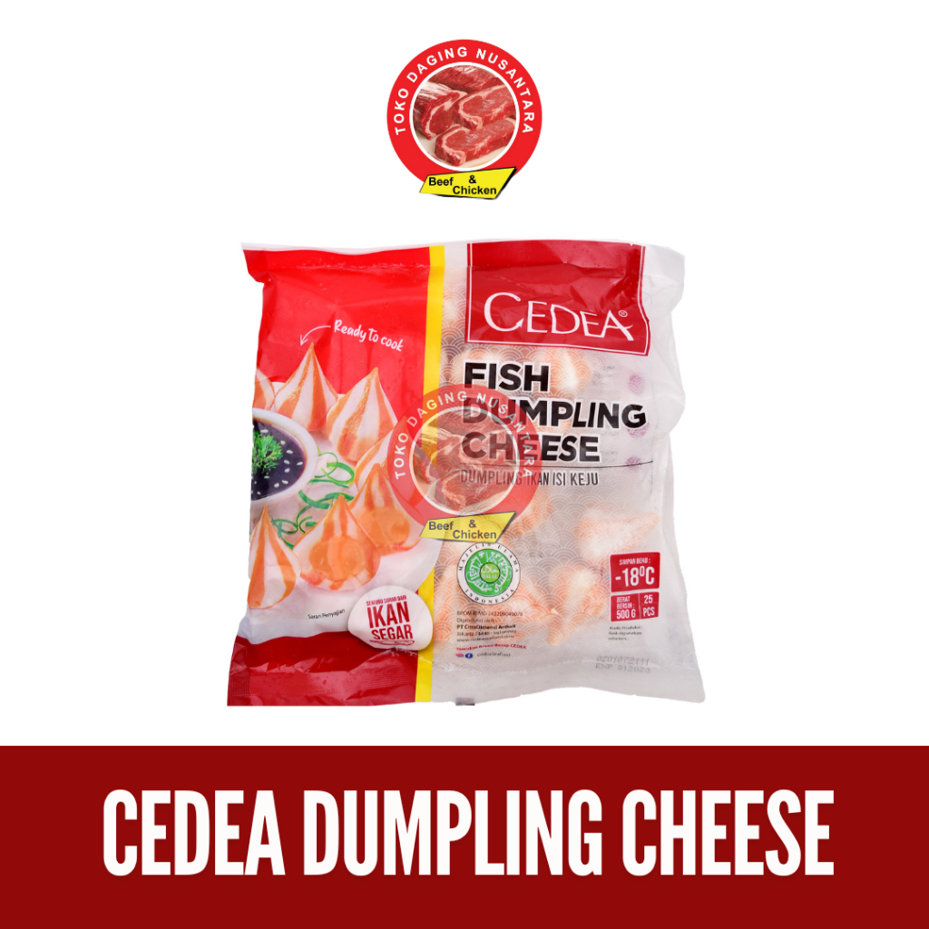 

Cedea Fish Dumpling Cheese 500 Gram / Dumpling Keju