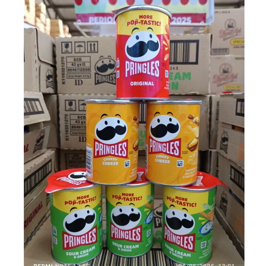 

Pringles 42gr Kripik Kentang enak