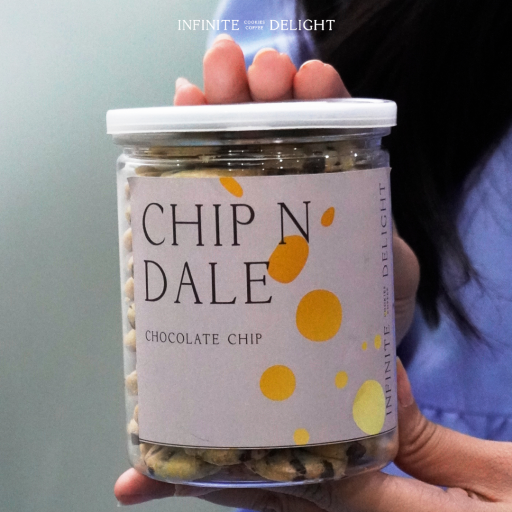 

Infinite Delight Cookies - Jar O'clock - Choco Chip - Camilan/Snack - Premium Gift - Kue Kering