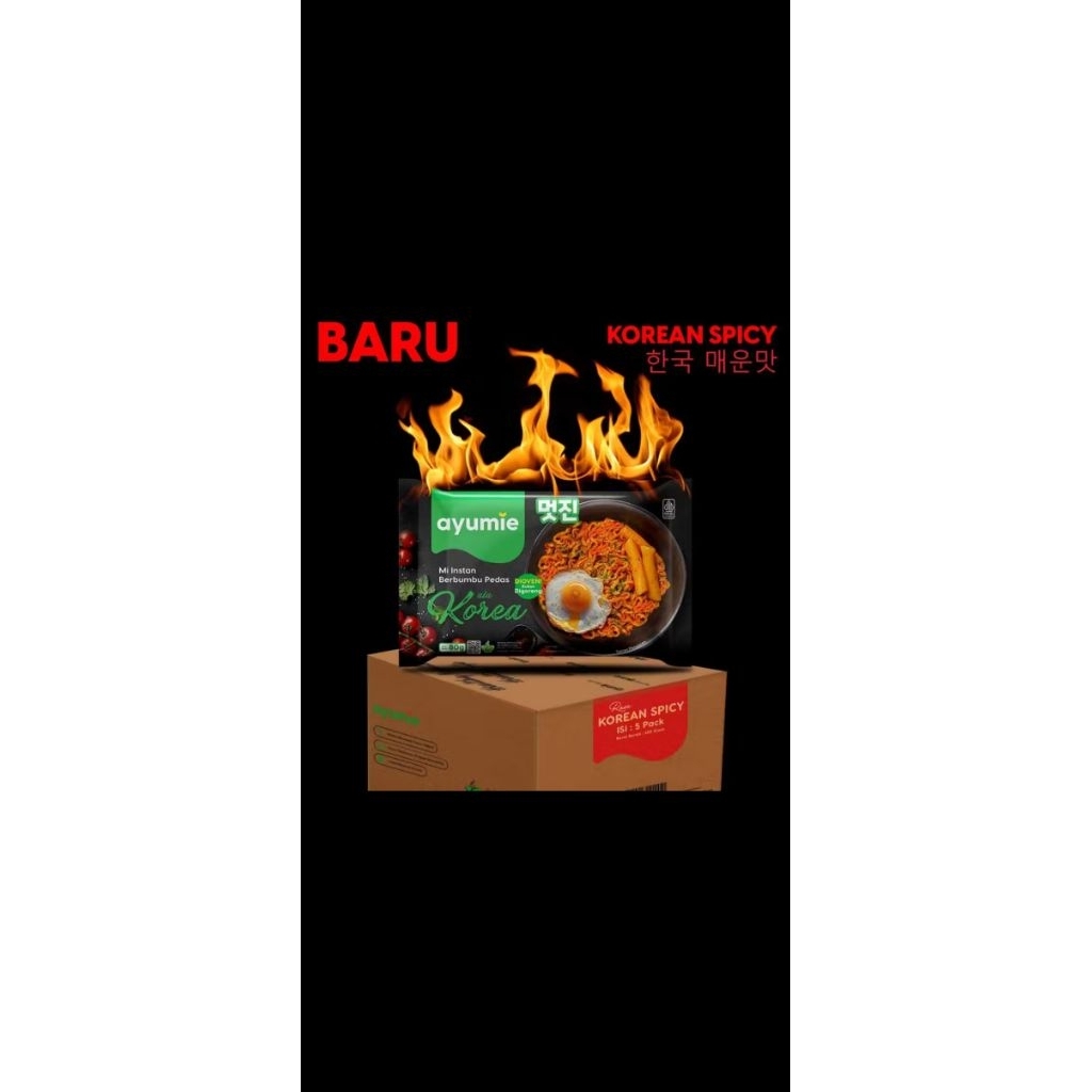 

Ayumie Mie Instant Noodle//Ayumie Goreng ayam//Ayumie Spicy