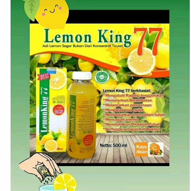 

LemonKing77 500ml/Sari Lemon Murni diet dan detox