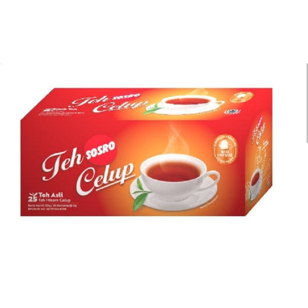 

Teh Hitam Celup Asli Sosro Isi 25 Kantong