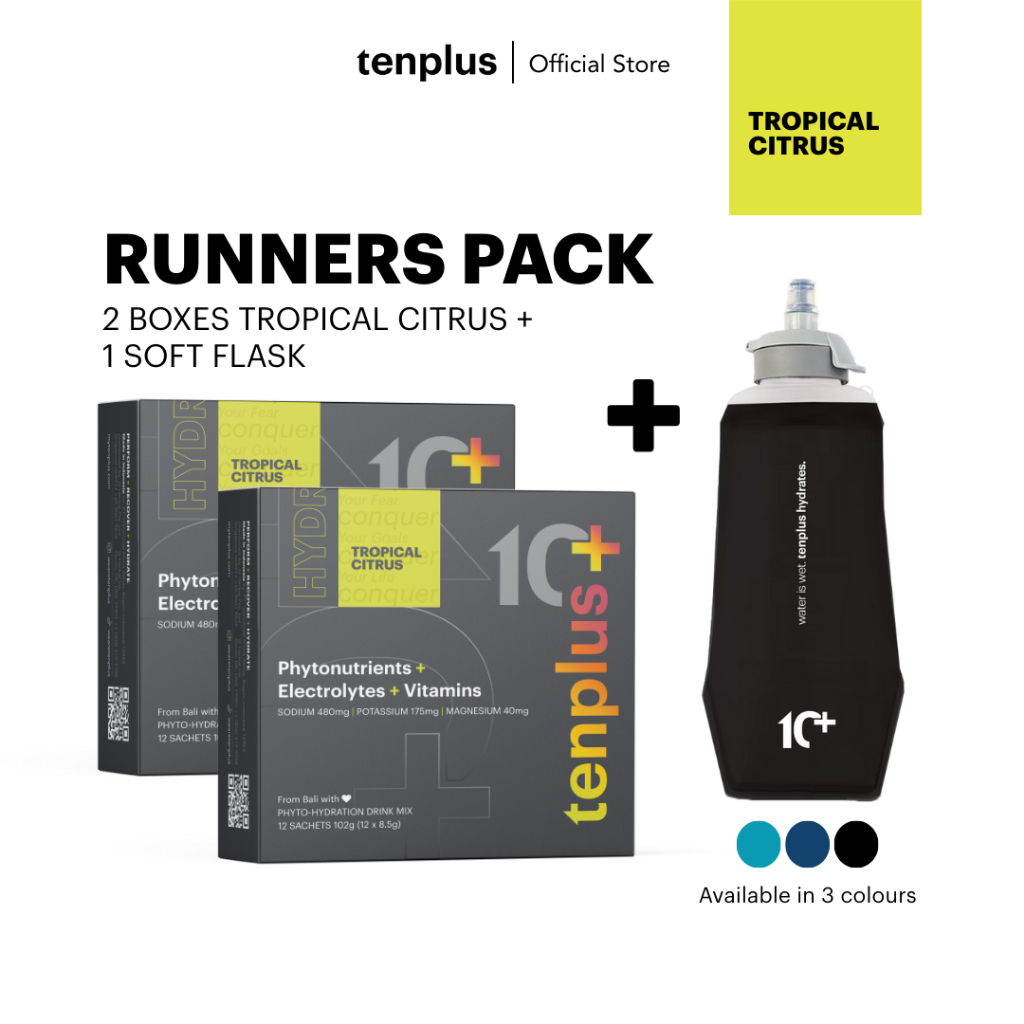 

TENPLUS Hypotonic Electrolyte Drink Mix Runners Pack - Tropical Citrus