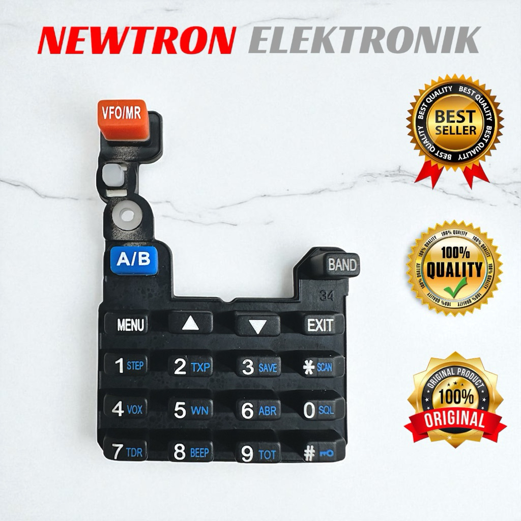 Keypad HT Baofeng UV5R VERTEC VT-5R Berlin FM-V6R Verxion Weierwei UV-5R VT5R Pofung Taffware Comtec
