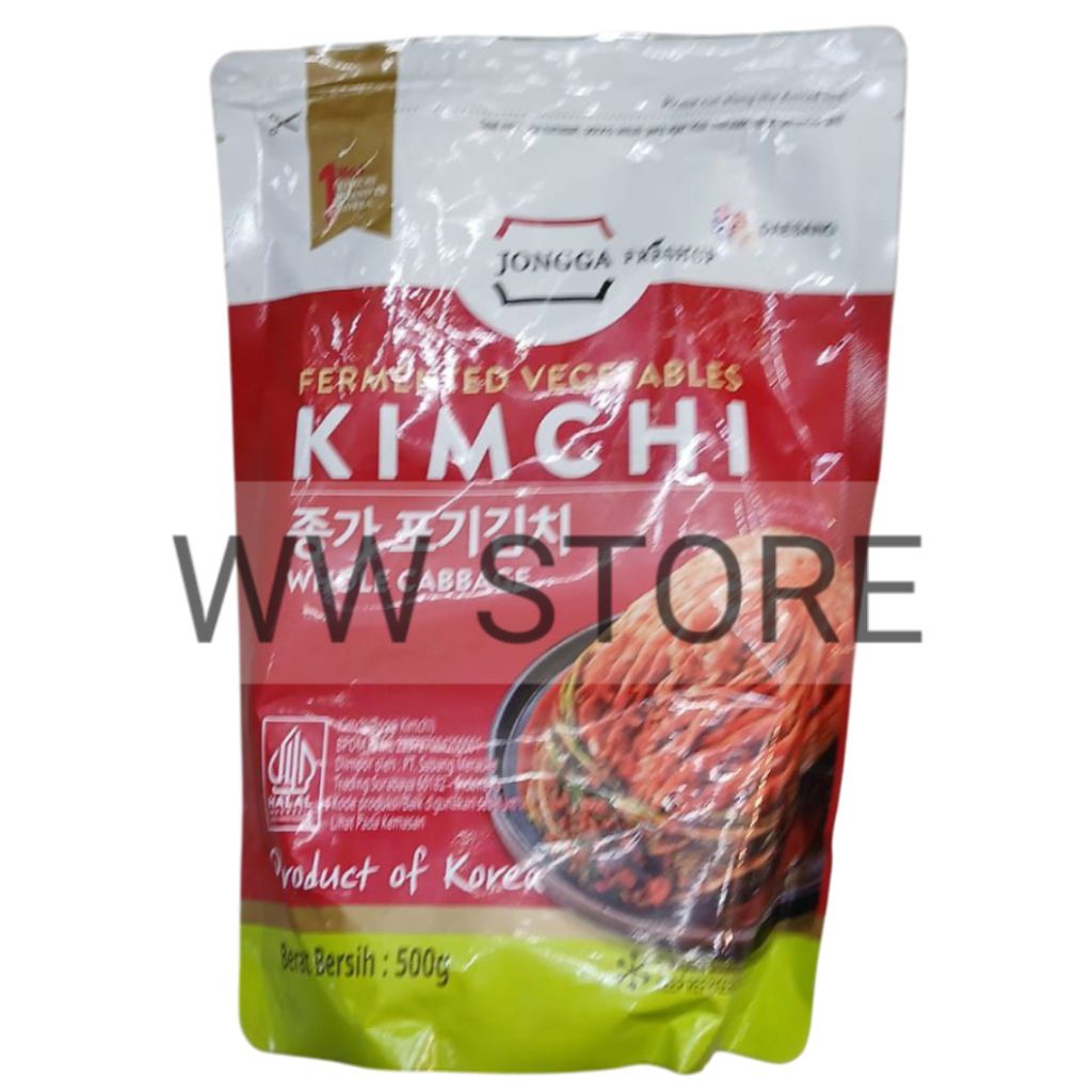 

Acar lobak ala Korea DAESANG DAE SANG JONGGA FRESHUP FERMENTED VEGETABLES Poggi KIMCHI Whole Cabbage 500g