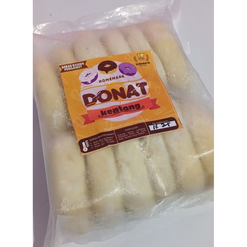 

Donat Kentang Surabaya isi 12 pcs (besar)