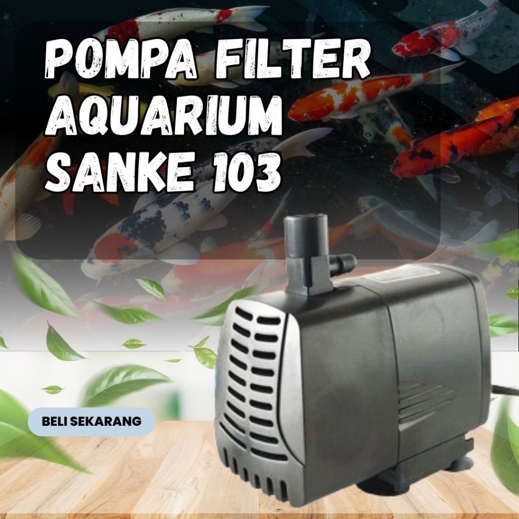 Power Head Pompa Celup Aquarium Hidroponik Low Watt - Mesin Air Terjun Kolam Ikan Koi Arwana 2000L/H