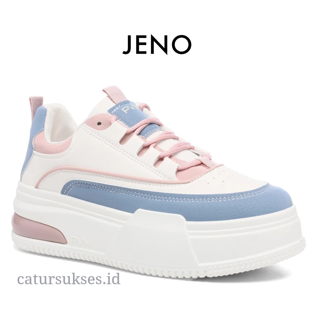 SEPATU WANITA MEREK PVN JENO BIRU MERAH MUDA