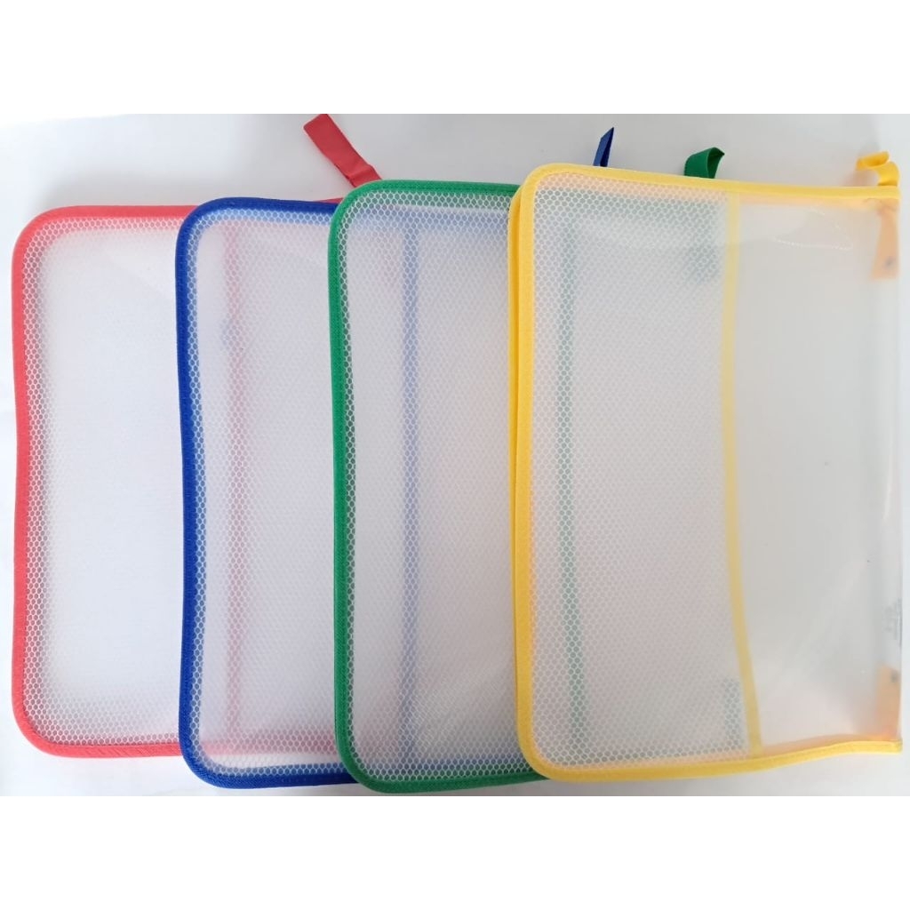 

Tas atau map plastik resleting / zipper bag satuan