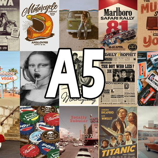 Poster Aesthetic VINTAGE CLASSIC RETRO