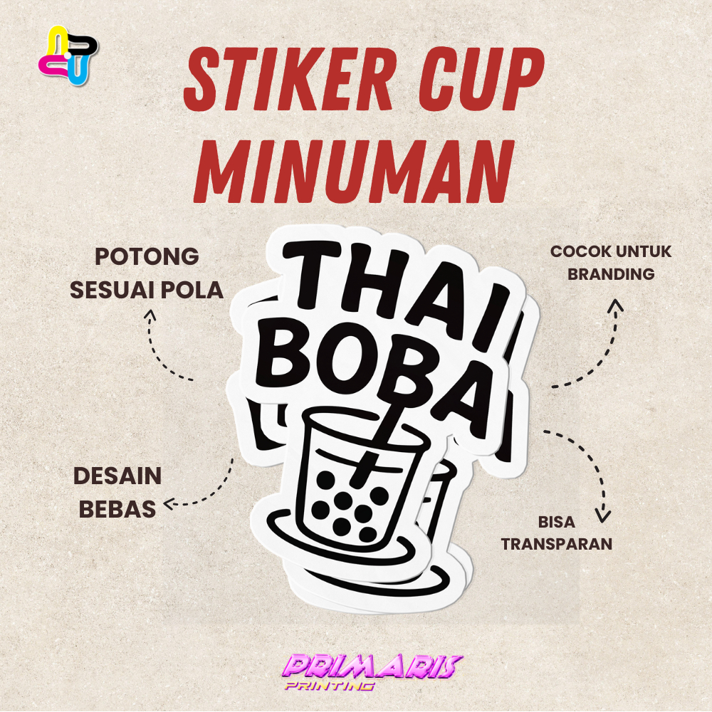 

Cetak Stiker Cup Minuman Custom – Stiker Logo Boba Thai Tea Es Teh