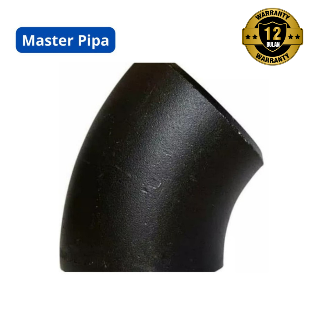 Elbow 3 Inch Sch 80 45 Deg Elbow Las Besi I Carbon Steel