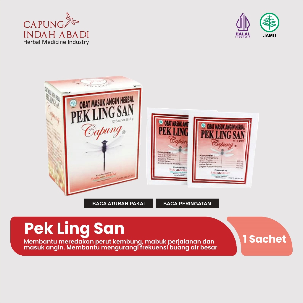 Pek Ling San - Obat Masuk Angin Herbal