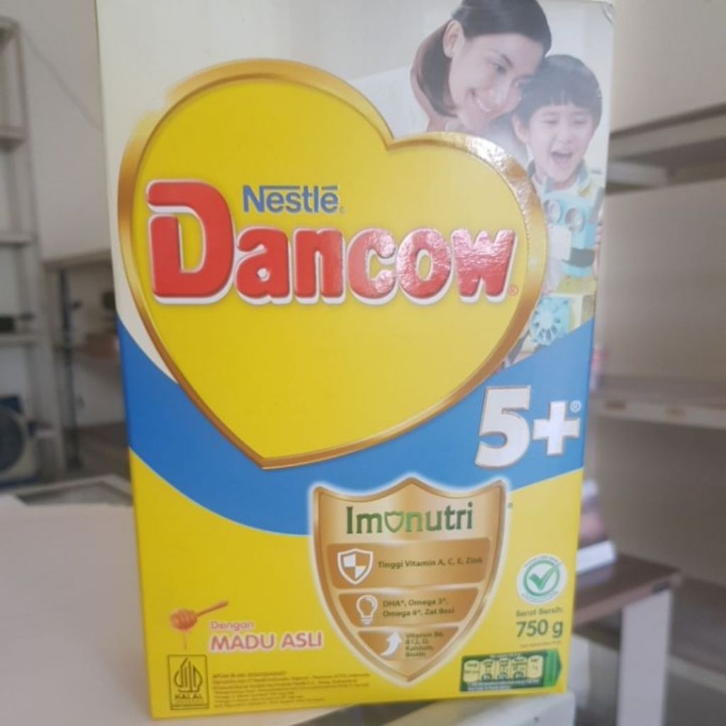 

dancow 5+ rasa madu 750gr