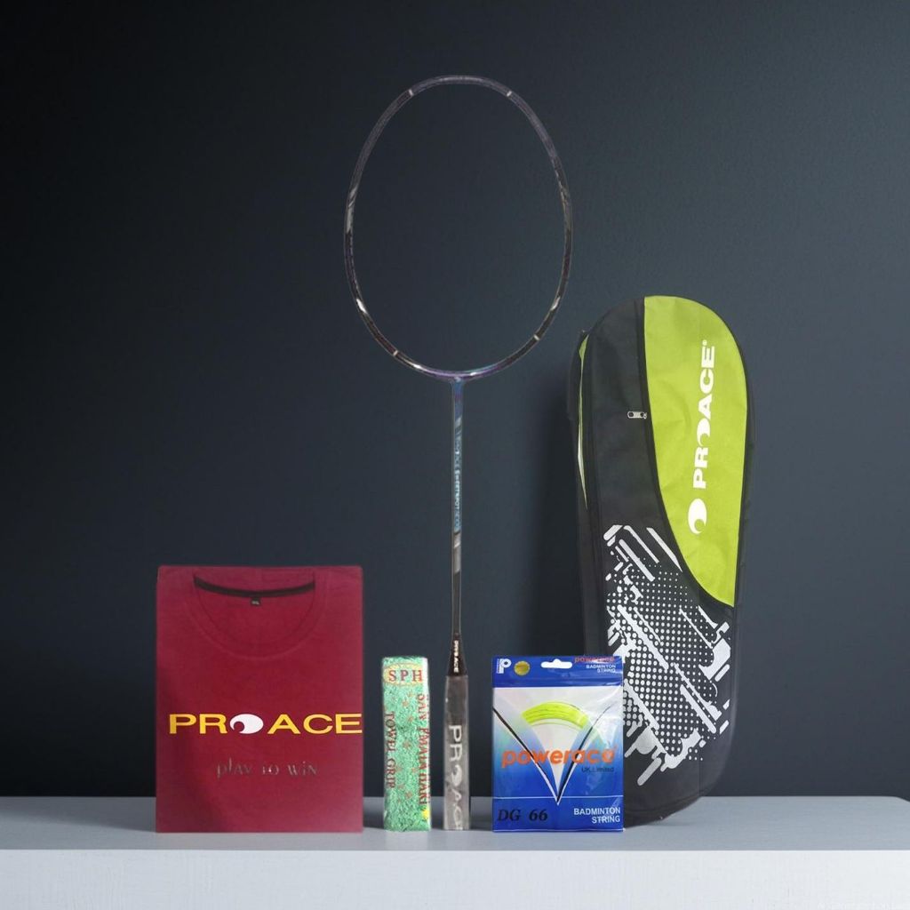 Raket ProAce Sweetspot 2100 Bonus Komplit Raket Badminton Pro Ace Sweetspot 2100