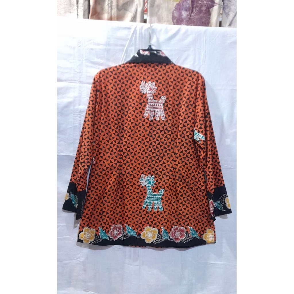 blus batik semarangan / warak ngendog orenge