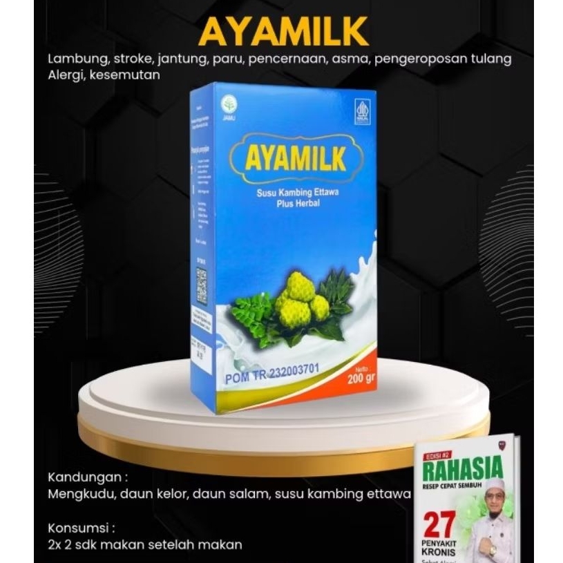 

Ayamilk Susu Kambing Etawa Plus Herbal