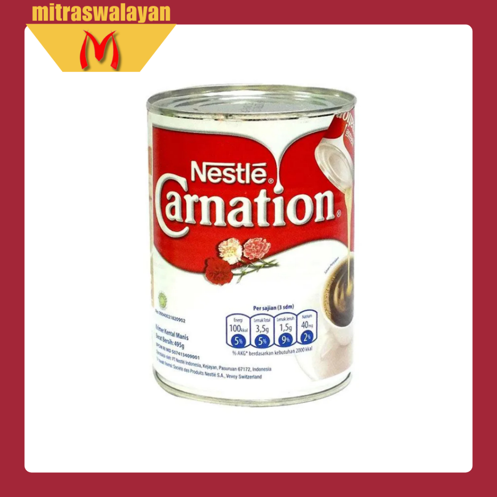 

CARNATION Susu Kental Manis Kemasan Kaleng 495 gr