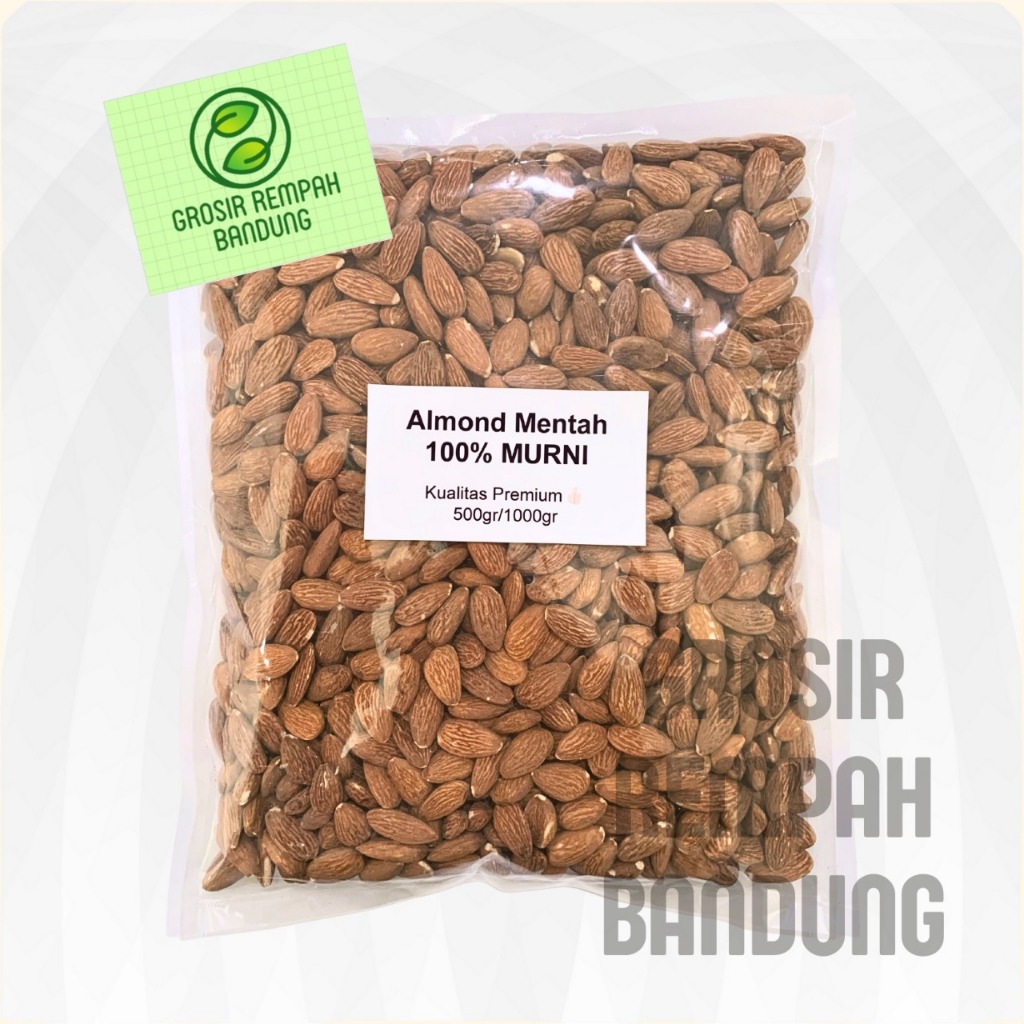 

Kacang Almond Mentah / Bersih Pilihan / Rempah / Kualitas Terbaik