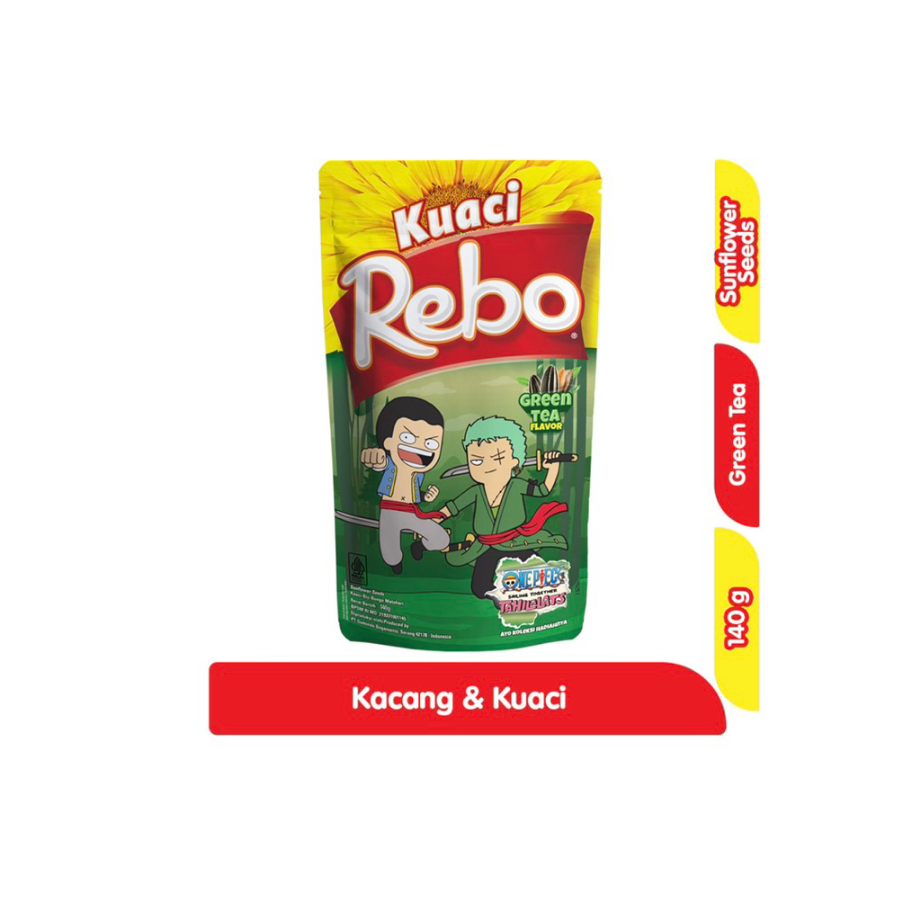 

Rebo Kuaci Biji Bunga Matahari Green Tea 140 g