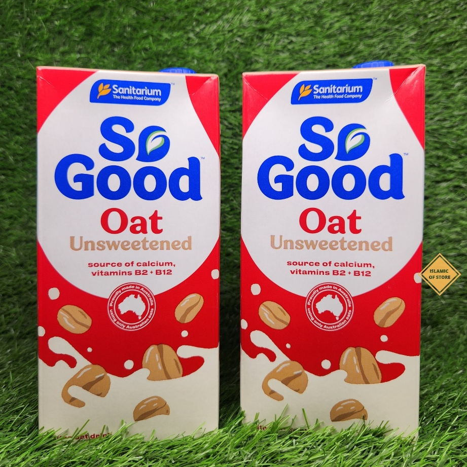 

SO GOOD OAT MILK UNSWEETENED 1L - Susu Gandum / Oat Non-Dairy TERMURAH HALAL