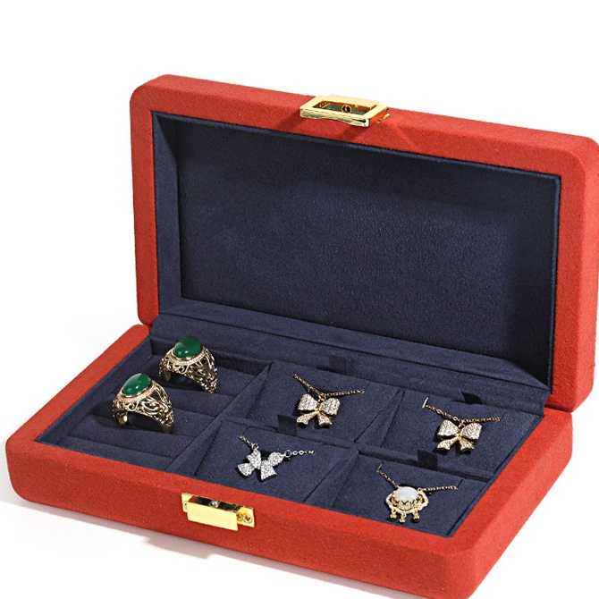 Aineed | Kotak Penyimpanan Perhiasan,Kotak Liontin,Anting,Cincin - Kotak Perhiasan Mewah - kotak Set