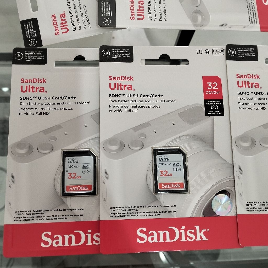 Sandisk ultra SDHC 32gb 120mbps Original