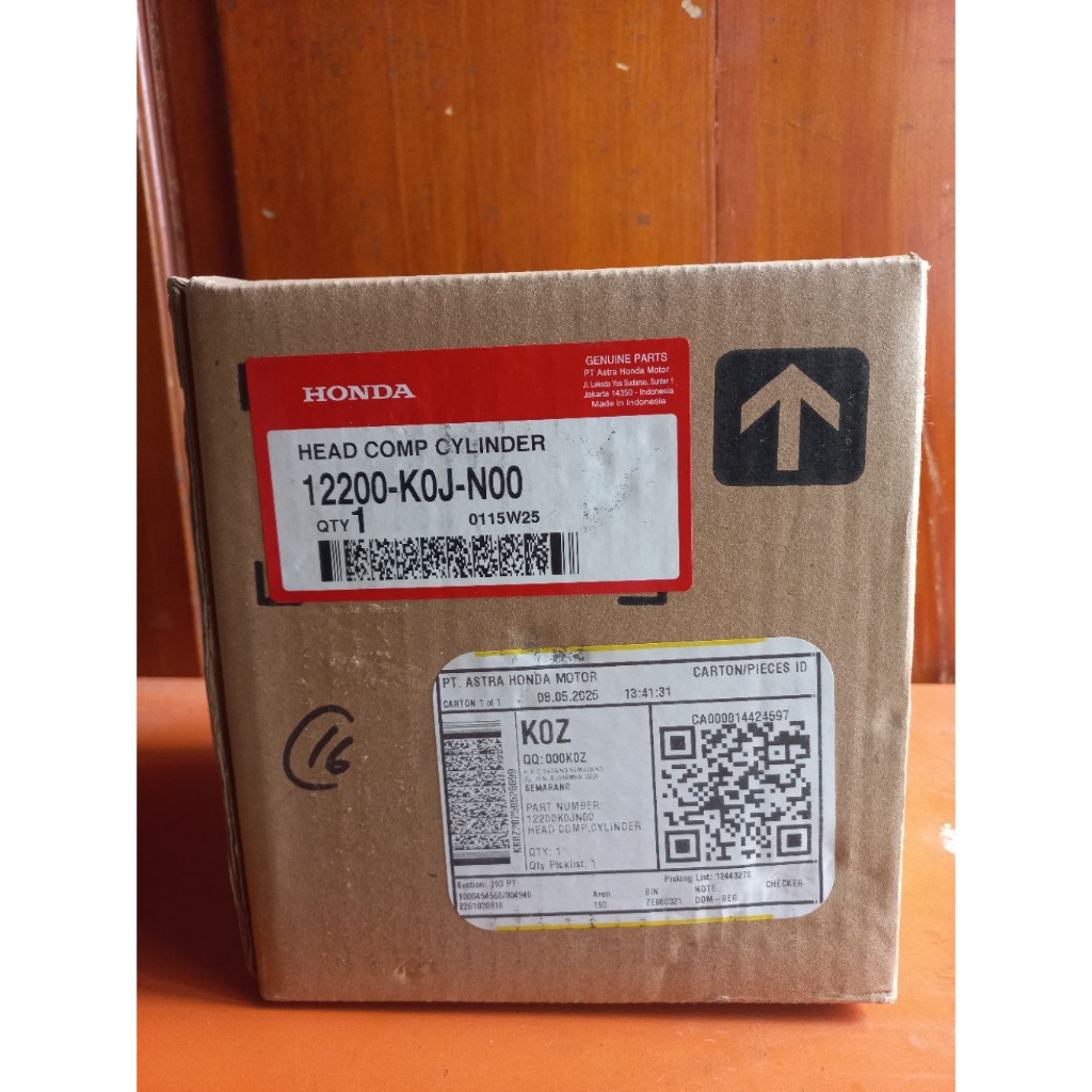 Blok Head Cylinder Comp 12200K0JN00 - BeAT K1A, Genio, Scoopy K2F