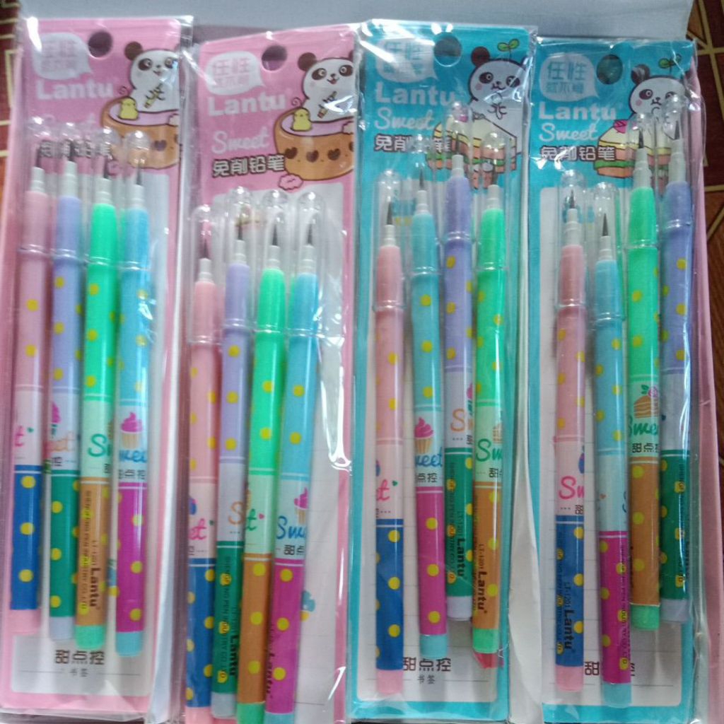 

Pensil lantu isi 4pcs/dapat di isi ulang kembali