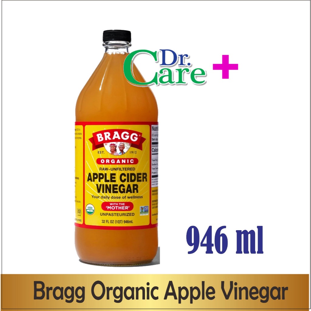 

Bragg Organic Apple Cider Vinegar with The Mother Raw - Unfiltered 976 ml