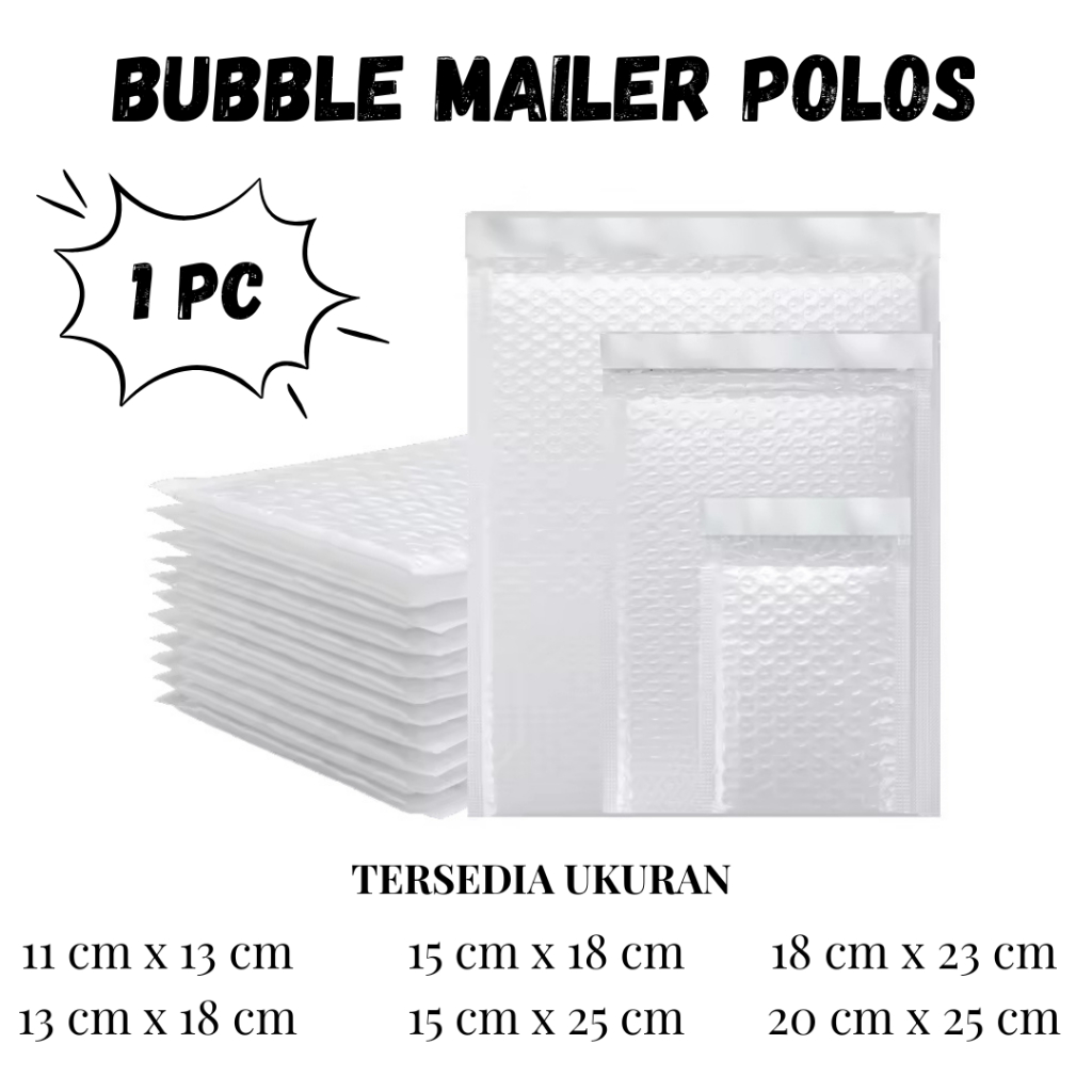 

[cod bisa] kantok plastik bubble packing polybubble evelope polymailer serbaguna amplop bubble plastik packing