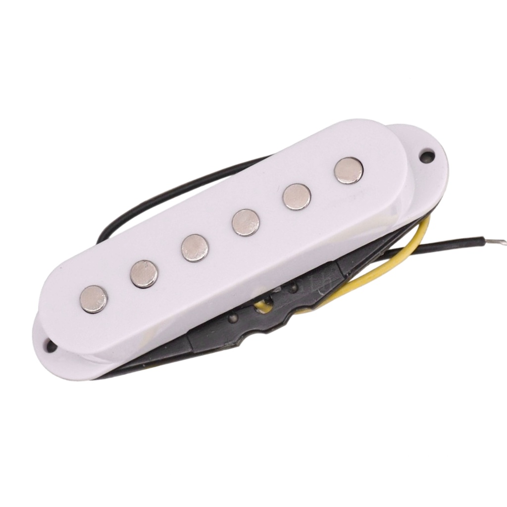 Single Coil Alnico V Pickup (Front) (White)