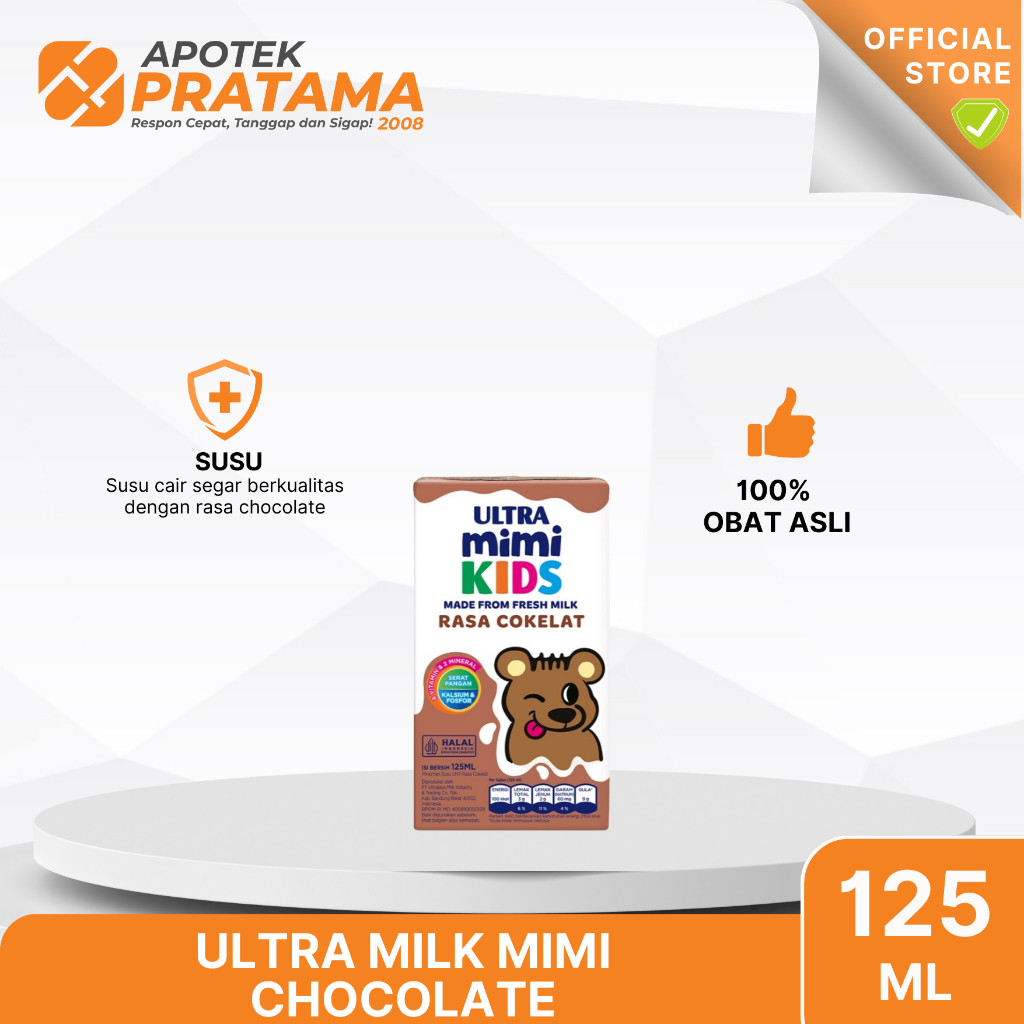 

ULTRA MILK MIMI COKLAT 125ML