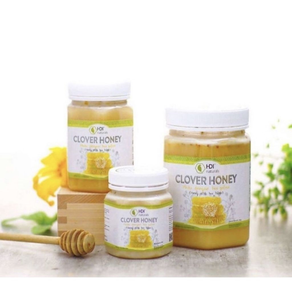 

CLOVER HONEY HDI EXP 2028 + SENDOK KAYU