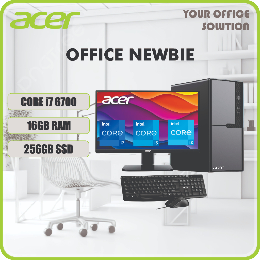 Fullset PC Core i7 6700  - Monitor 22 LED  - INTEL GEN 6