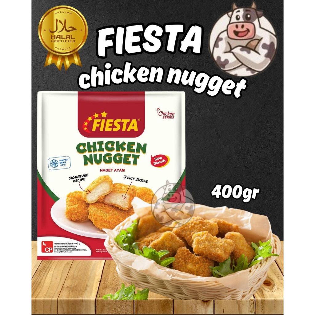 

FIESTA CHICKEN NUGGET 400GR NAGET AYAM