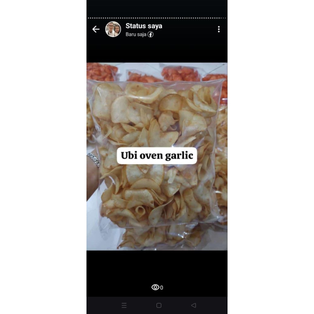 

kripik ubi oven garlic 250gram