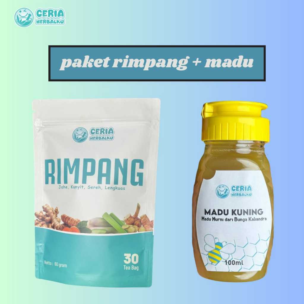 

(PAKET MADU 1) Teh rimpang berbasis rempah by Ceria Herbalku