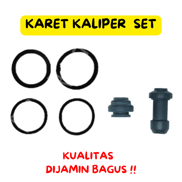 [RNDM] KARET BOOT + ORING / SIL / SEAL KOMPLIT / KALIPER / KEPALA BABI CAKRAM DEPAN MEGAPRO / MEGA P