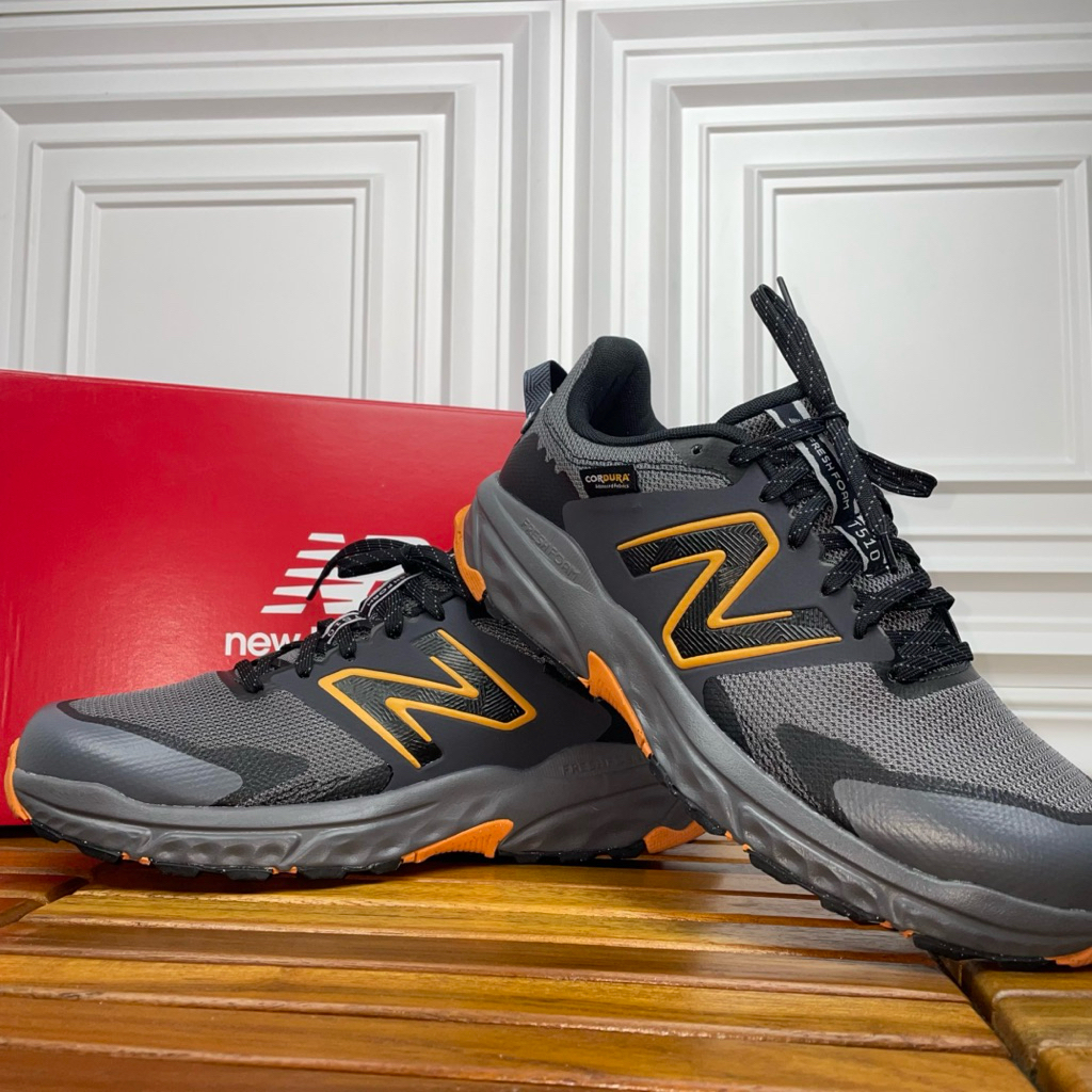 NB T510 Men's TRAIL Running Shoes  Fresh Foam Grey Sepatu Lari Sepatu olahraga