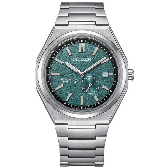 Jam Tangan Pria Citizen Zenshin NJ0180-80X Automatic Green Super Titanium Original Resmi