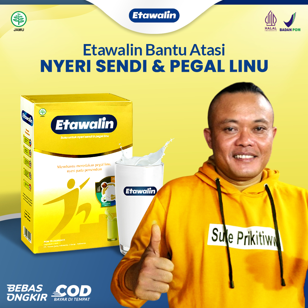 

ETAWALIN Bantu Atasi Nyeri Sendi dan Pegal Linu