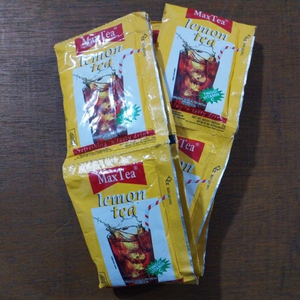 

Max Tea Lemon Tea 1RENCENG isi 10