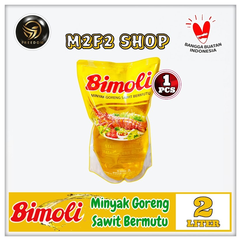 

Bimoli Minyak Goreng Sawit Bermutu Refill Pouch - 2000 ml | 2 Liter (Kemasan Satuan)