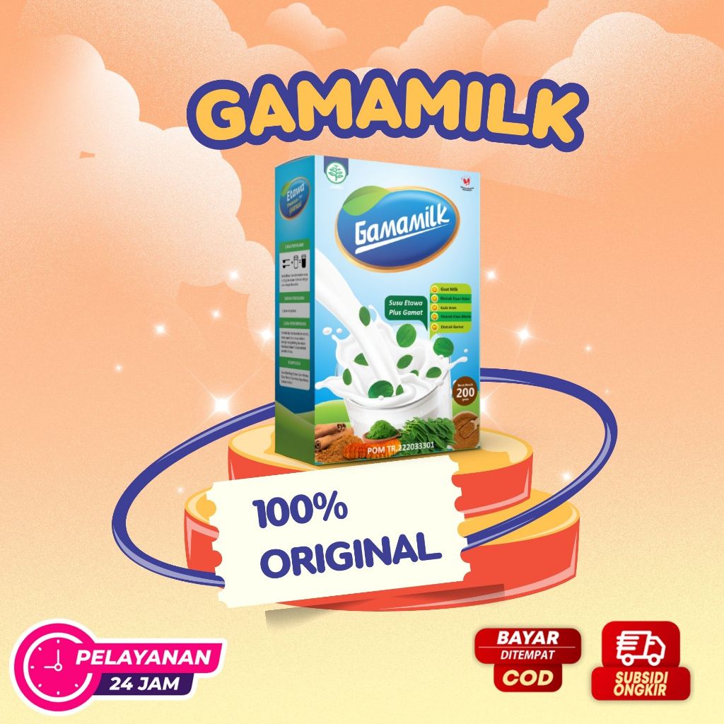 

Gamamilk Susu Etawa Plus Gamat 100% Original 1 Box Untuk Tulang dan Sendi