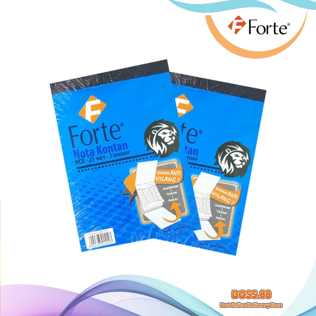 

BUKU NOTA NCR KECIL 3 PLY FORTE 8013 (1 PCS)